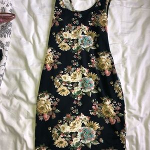 Flower body con dress